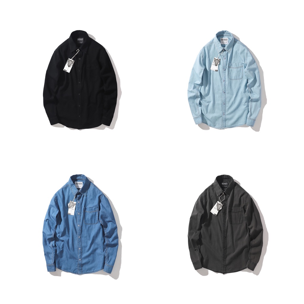 Áo Sơmi Denim luôn chủ lực của shop chất denim shop bán làm bao KH mê mẫn - FROM SLIMFIT - Mẫu mới về liên tục !