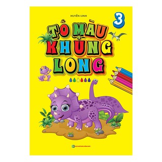 Sách - Tô Màu Khủng Long 3