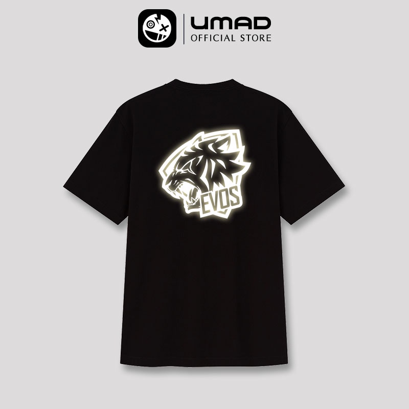 Áo thun nam UMAD bigsize 100kg (3XL, 4XL) cổ tròn tay ngắn phản quang Game LOL Evos cao cấp team game thủ esport