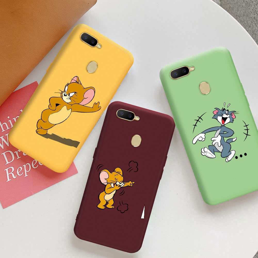 Tom and Jerry Pattern Silicone Case for Xiaomi Mi6X Mi5X Mi8 Mi9 SE MiA3 Lite MiA1 MiA2 Cartoon Painted Cute Shell