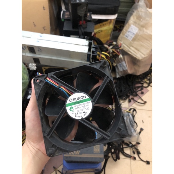 Fan 12cm 12V 7.4W 0.62A chạy êm, mượt