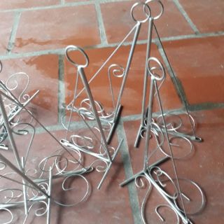 COMBO 4 MÓC TREO LỒNG CHIM INOX CAO CẤP