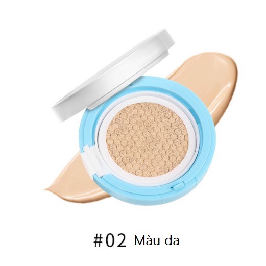 Phấn nước Cushion BB Cream Lameila Hộp Màu Xanh Hoạ Tiết- Phấn Nước Cushion Nội Địa Trung Lameila