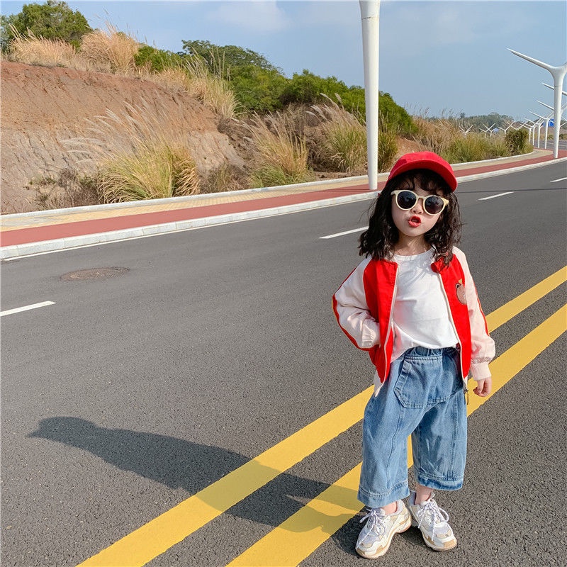 Áo Khoác Thể Thao Phong Cách Nhật Hàn Thời Trang Xuân Thu Mới 2022 Cho Bé Gái