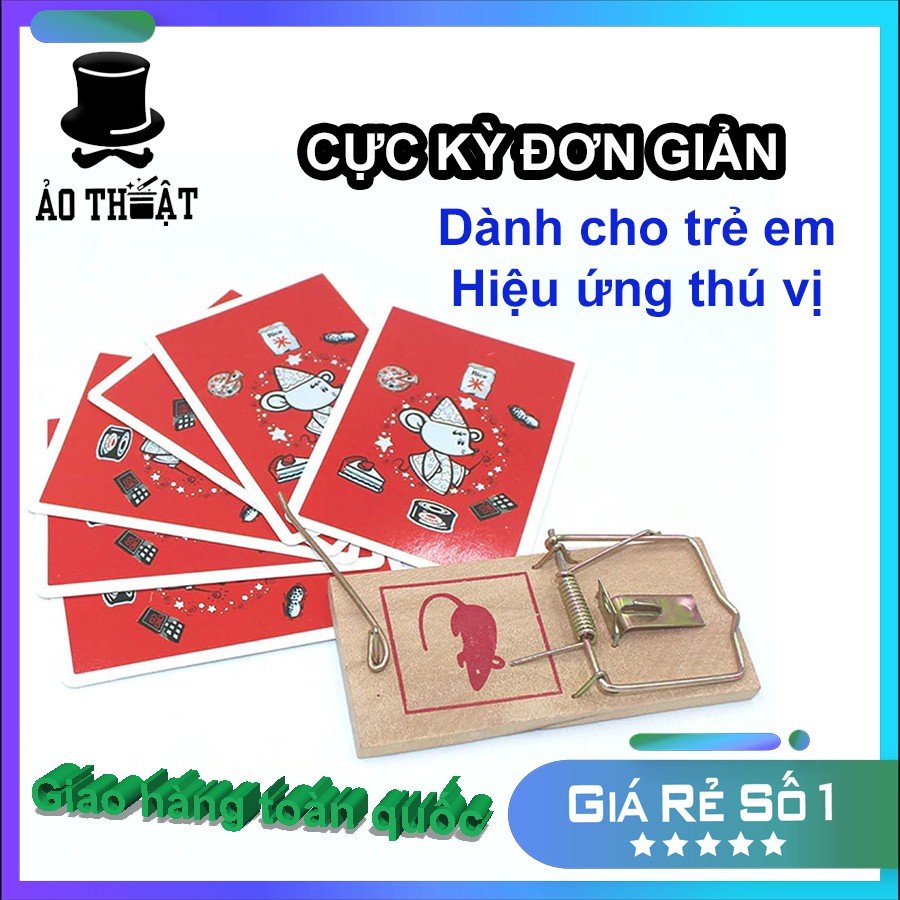 Ảo thuật bài bẫy chuột - Bài chuột tìm thức ăn cực kỳ vui nhộn dành cho bé