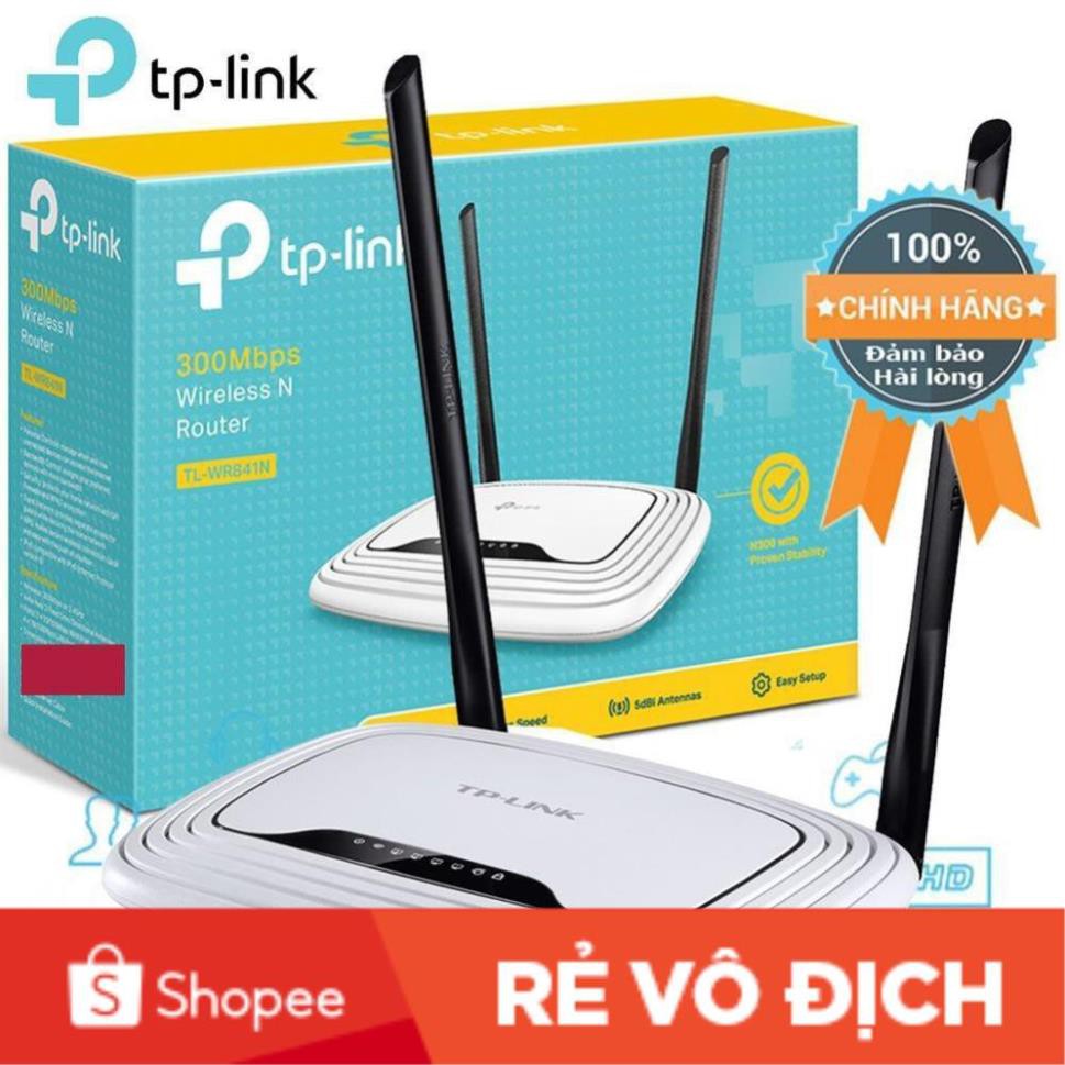 [Chính Hãng] Bộ phát wifi 2 râu TP-Link 841 Chuẩn N Tốc Độ 300Mbps | BigBuy360 - bigbuy360.vn