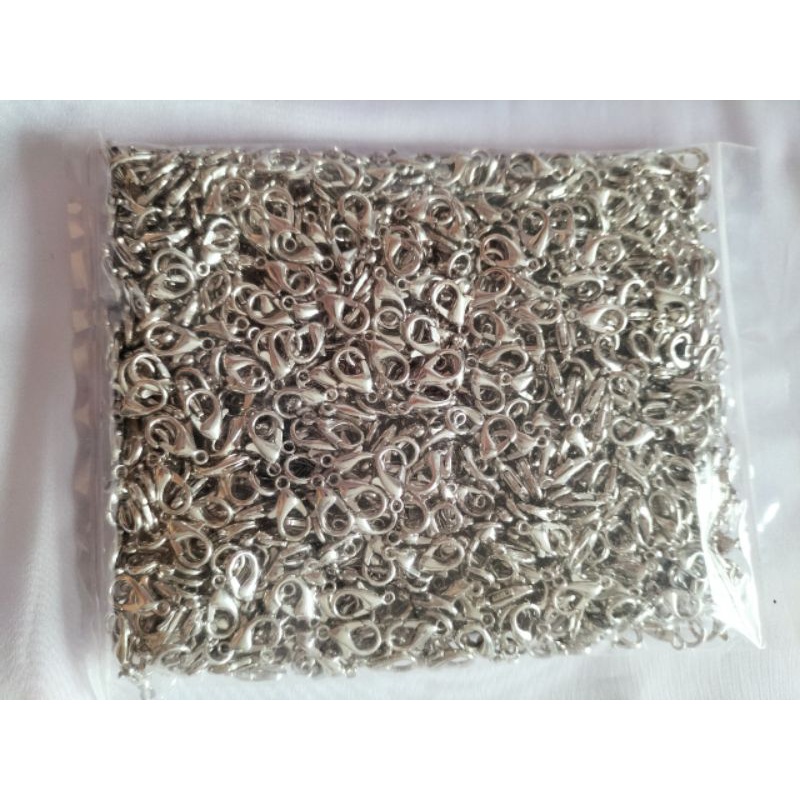 Bán sỉ bịch 1000 móc khoá càng cuaKhoá đầu tôm inox size 10mm không đen không gỉ