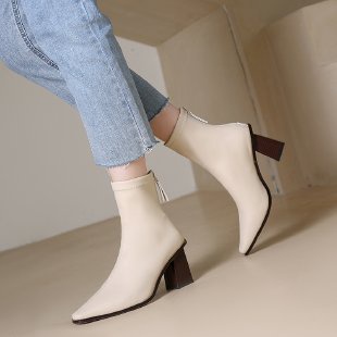 Bốt Cao Gót Mũi Nhọn Thời Trang / Size 34-43
