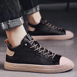 Giầy nam sneaker cổ lửng fashion