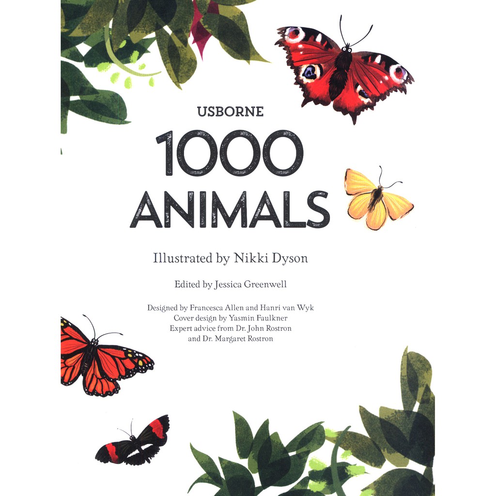 Sách - Anh: 1000 Animals
