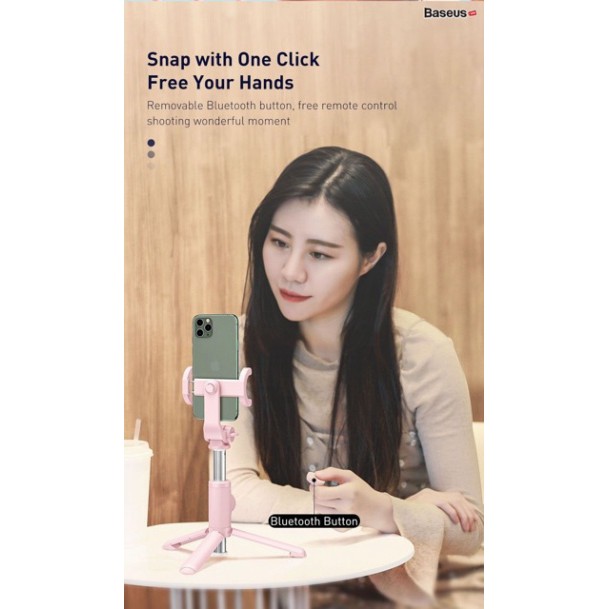 Gậy tự sướng tích hợp Tripod chân xếp gọn Baseus Lovely | BigBuy360 - bigbuy360.vn