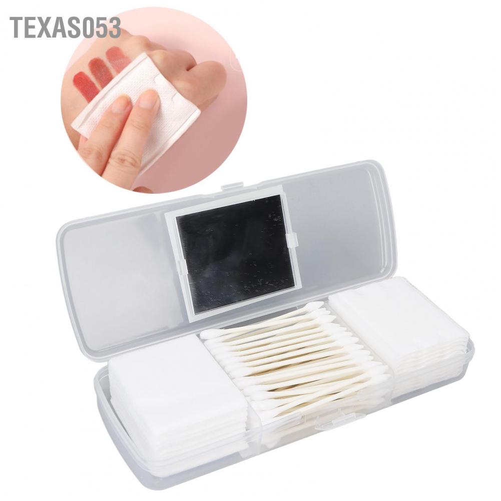 [Hàng mới về] 65 Tăm bông 50/10 bông tẩy trang mỏng/dày Texas053 3 trong 1