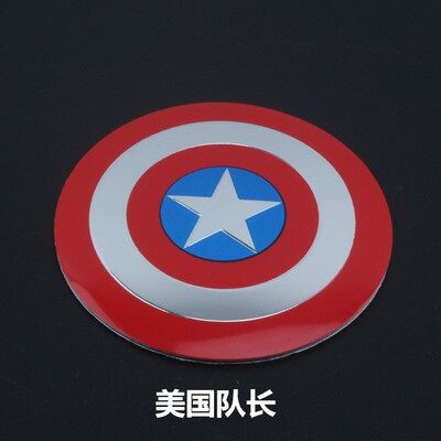 Miếng Dán Trang Trí Bánh Xe Hình Siêu Anh Hùng Marvel 4 X 56MM