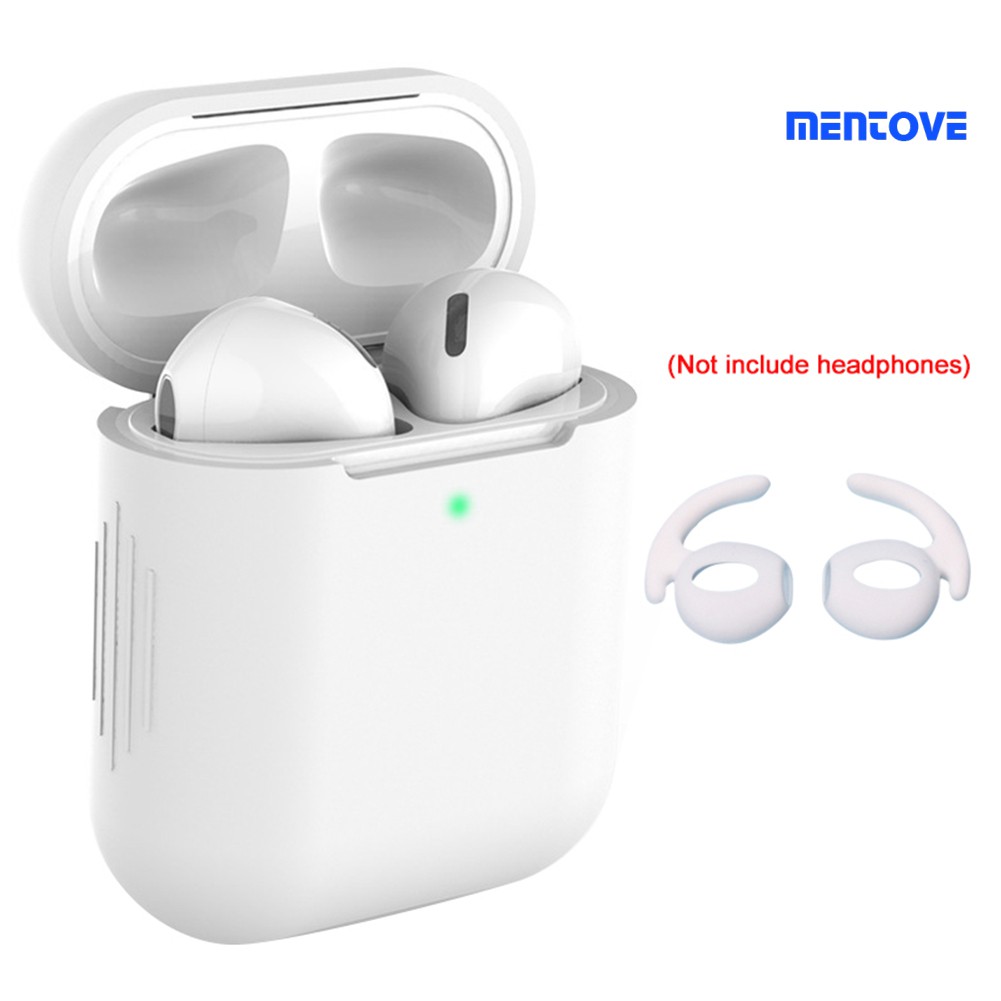 Vỏ Đựng Bảo Vệ Hộp Sạc Tai Nghe Airpods 1 / 2 Chống Trầy Bằng Silicone