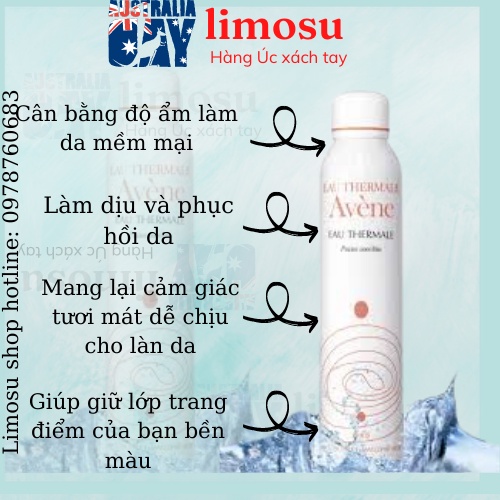 Xịt khoáng Avene, xịt khoáng cho mọi loại da - Limosu | WebRaoVat - webraovat.net.vn