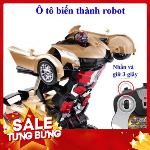 [FREE SHIP] 💥[FREESHIP+ CÓ VIDEO]💥Ô tô biến hình thành Robot Transformers - Xe điều khiển từ xa loại to Siêu Hiện Đại 