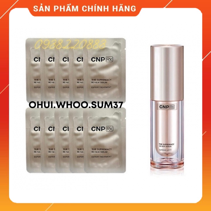 1 gói serum tái tạo da,trẻ hóa da CNP The Supremacy Re-new Serum Supreme Lift