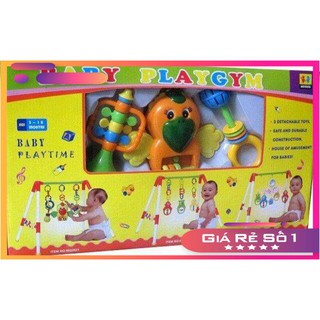 Kệ chữ A chú vẹt có nhạc cho bé.