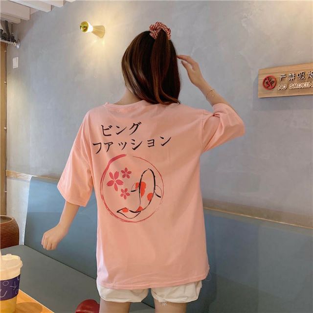 Áo thun tay lỡ Unisex Cá cảnh