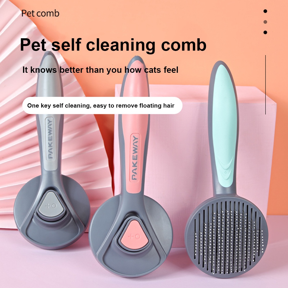 🇻🇳In Stock🇻🇳Convenient Colorful Pet Cat T9 Massage Brush
