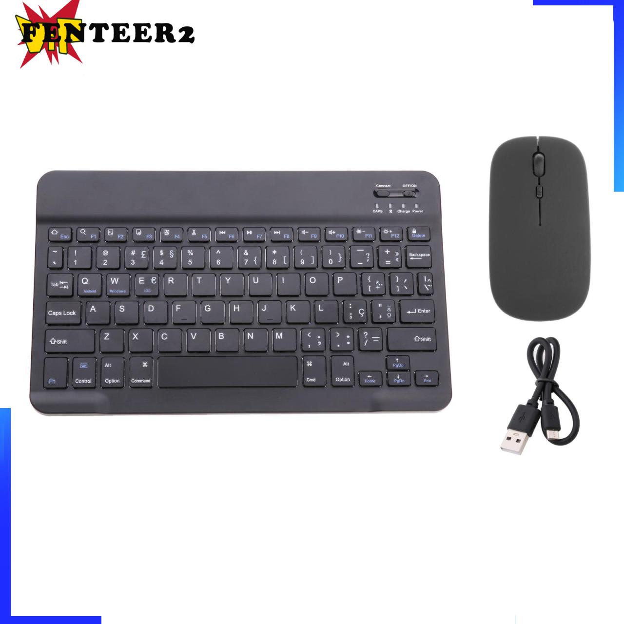 (Fenteer2 3c) Bàn Phím Bluetooth 78 Keys Portugue Cho Laptop