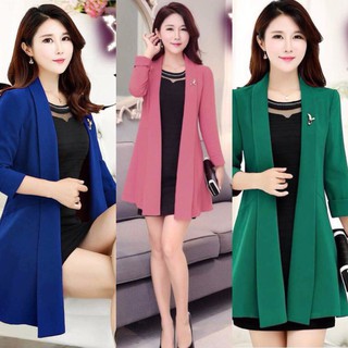 [MÃ SST12381 GIẢM 20K ĐƠN 0Đ] Áo khoác form dài nữ cực hot - AKD109