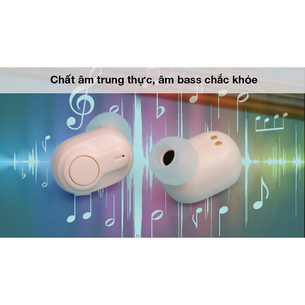 Tai Nghe Bluetooth True Wireless 5.0 âm thanh Hifi SIÊU BASS - Headphone bluetooth chính hãng