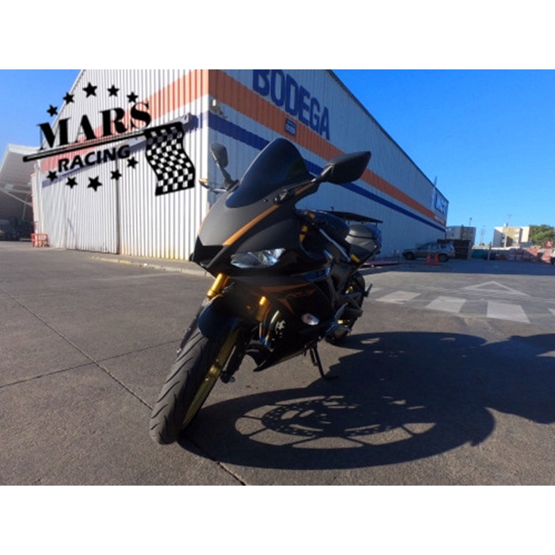Đua xe mô tô Đôi bong bóng kính chắn gió Kính chắn gió Tấm che kính chắn gió cho YAMAHA YZF-R3 V2 2019 2020 YZF-R25 '19 -'20 YZF R3 R25 yamaha yzf r3 yzf r25 19-20
