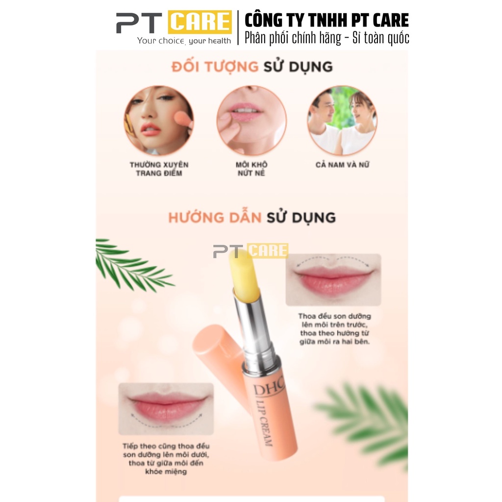 PT CARE | Son Dưỡng DHC Lip Cream