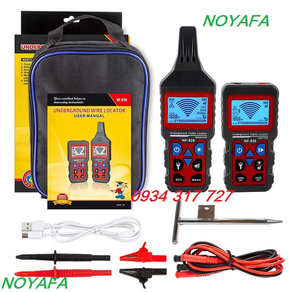 Bộ định vị dây điện ngầm NOYAFA ( dò dây điện, ống nước, kim loại ngầm ) cao cấp
