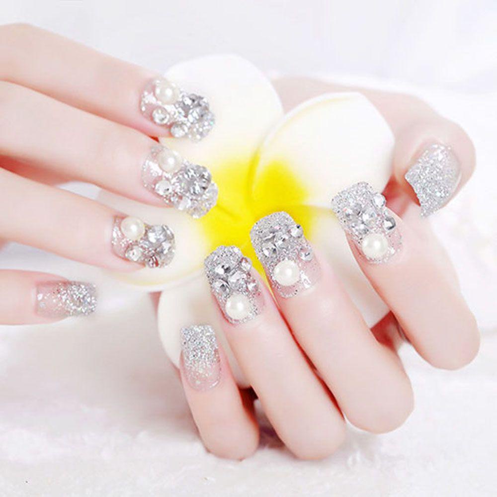 Set 24 Hình Dán Trang Trí Móng Tay Họa Tiết Hoa Đẹp Mắt