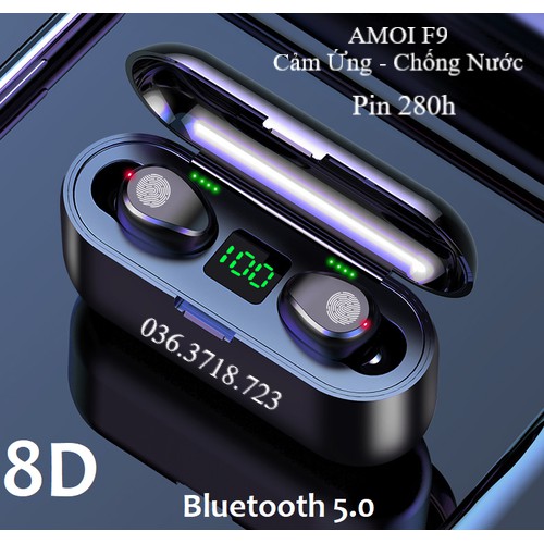 [BẢN QUỐC TẾ] Tai nghe Bluetooth True Wireless AMOI F9 - Tai nghe không dây Cảm Ứng Chống Nước Pin 280h | BigBuy360 - bigbuy360.vn