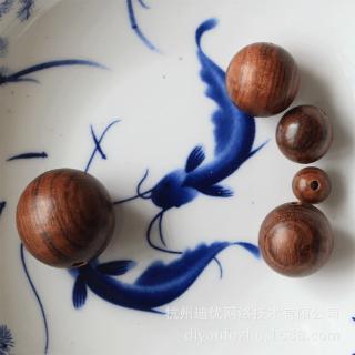 Myanmar Black Padauk Wooden Loose Beads Diy Beads Beads Bracelet Hand String Material Science Already Punch