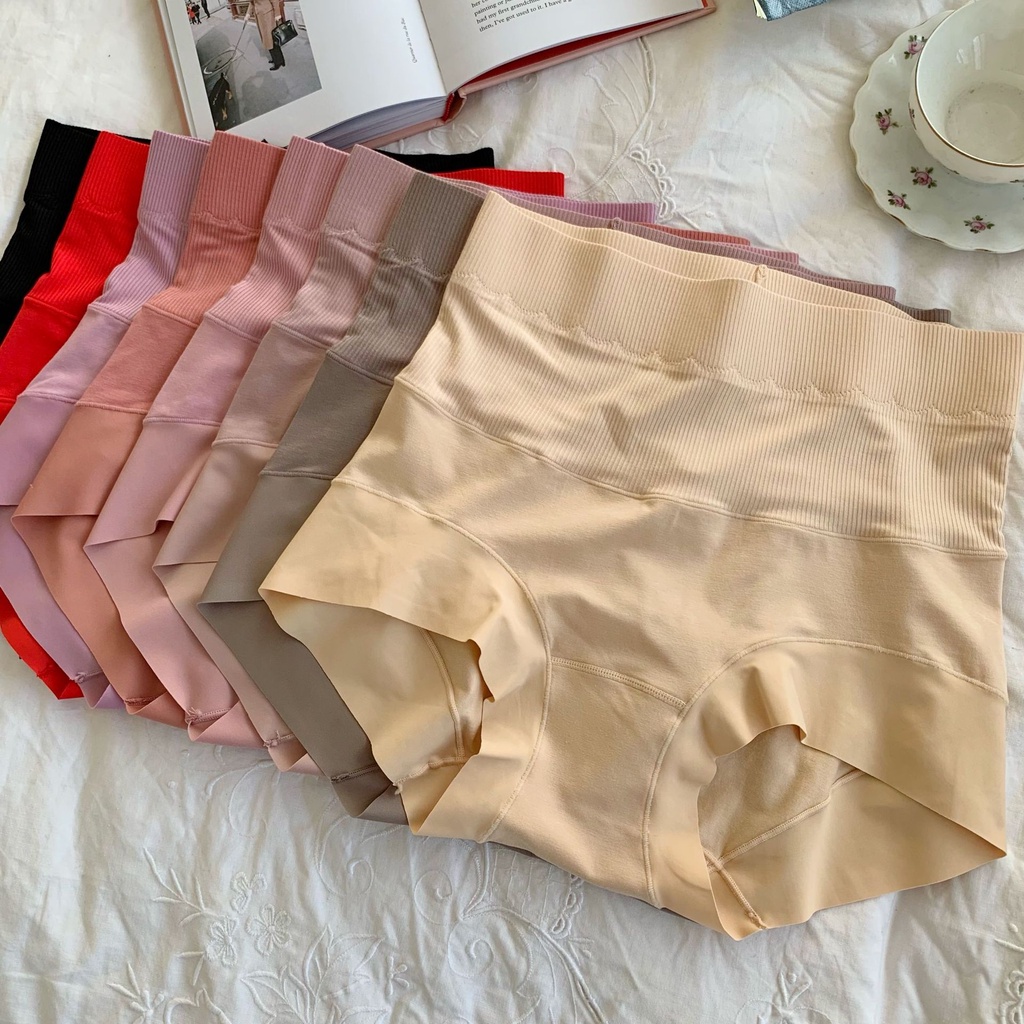 Quần lót nữ size to big size cạp cao gen bụng định hình eo chất cotton viền su non cao cấp  FAVISTORE - QL034