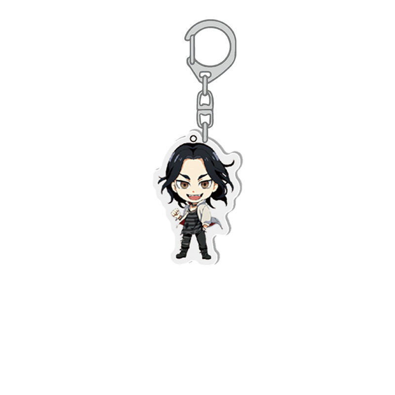 Tokyo Revengers Keychain Anime 6CM Acrylic Bag Pandant Keyring Key Chain Cute Mikey Hanagaki Ryuguji Gift