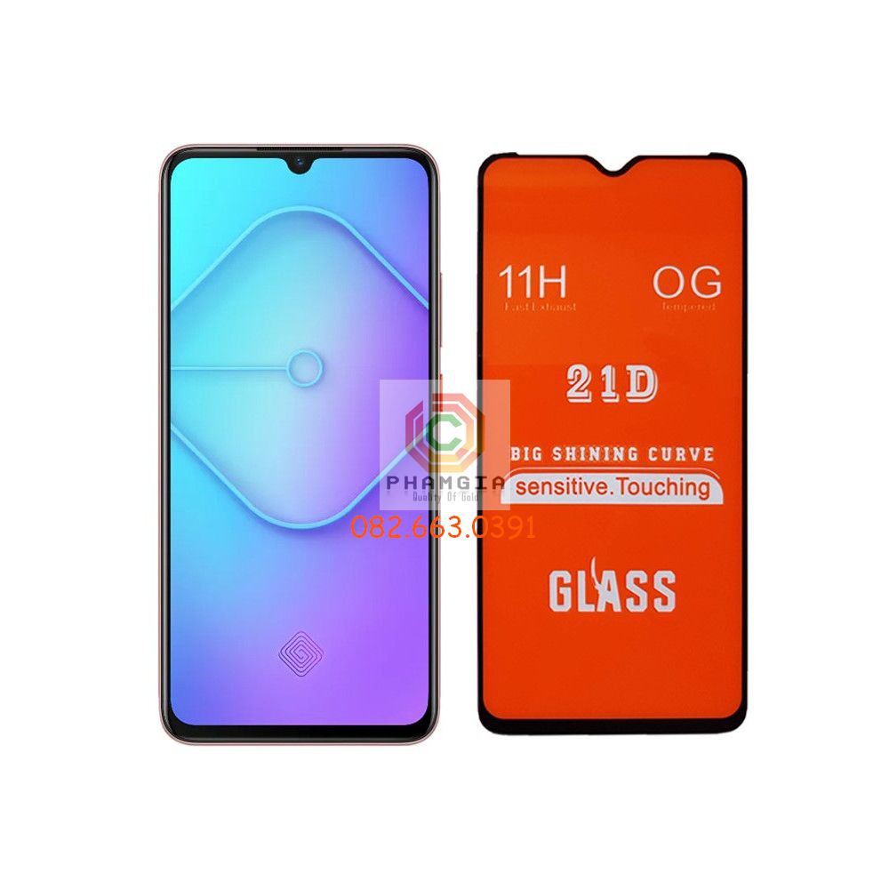 Kính cường lực Vivo S1 full màn hình, full keo, siêu chuẩn