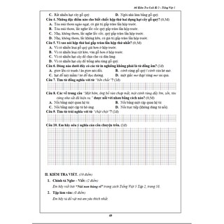 Sách - Đề Kiểm Tra Tiếng Việt 5 - Học Kì 2 (1 cuốn)