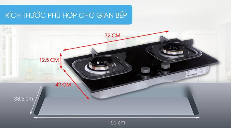 Bếp gas âm Electrolux EGT7221EK TRƯNG BÀY+Tặng dây gas-BẢO HÀNH 12 tháng