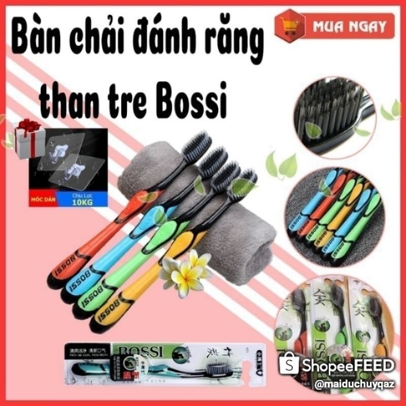 FREESHIP/BÀN CHẢI BOSSI HÀN QUỐC/ĐÁNH LÀ PHÊ