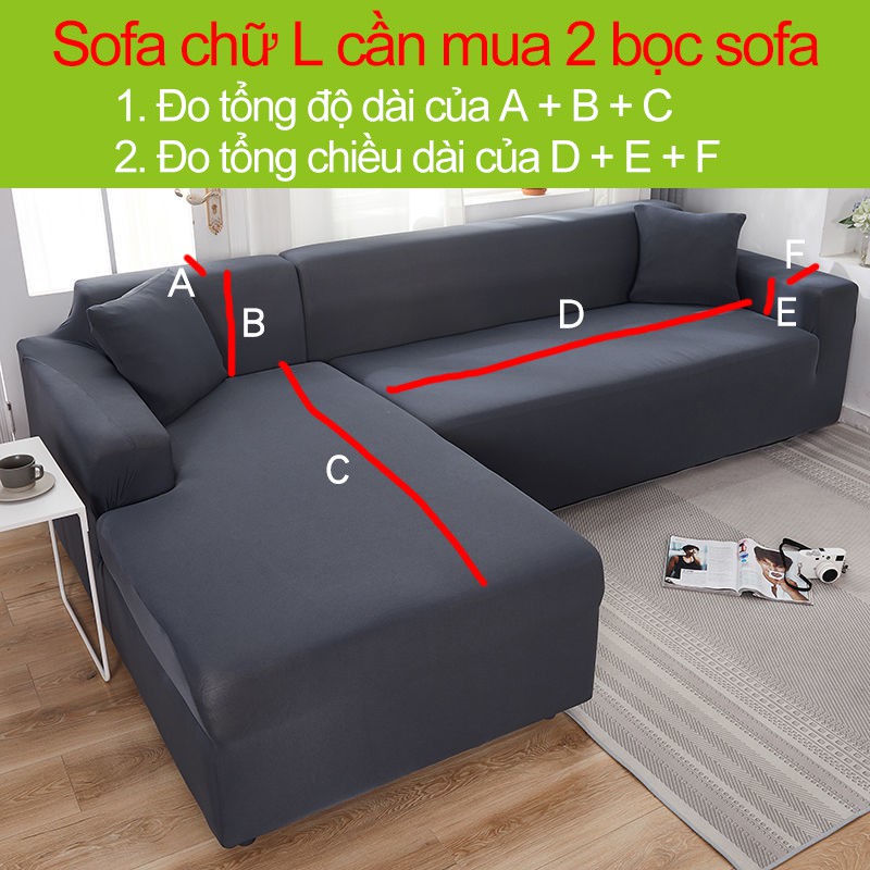 Vỏ bọc ghế sofa có nhiều kích thước và kiểu dáng tùy chọn