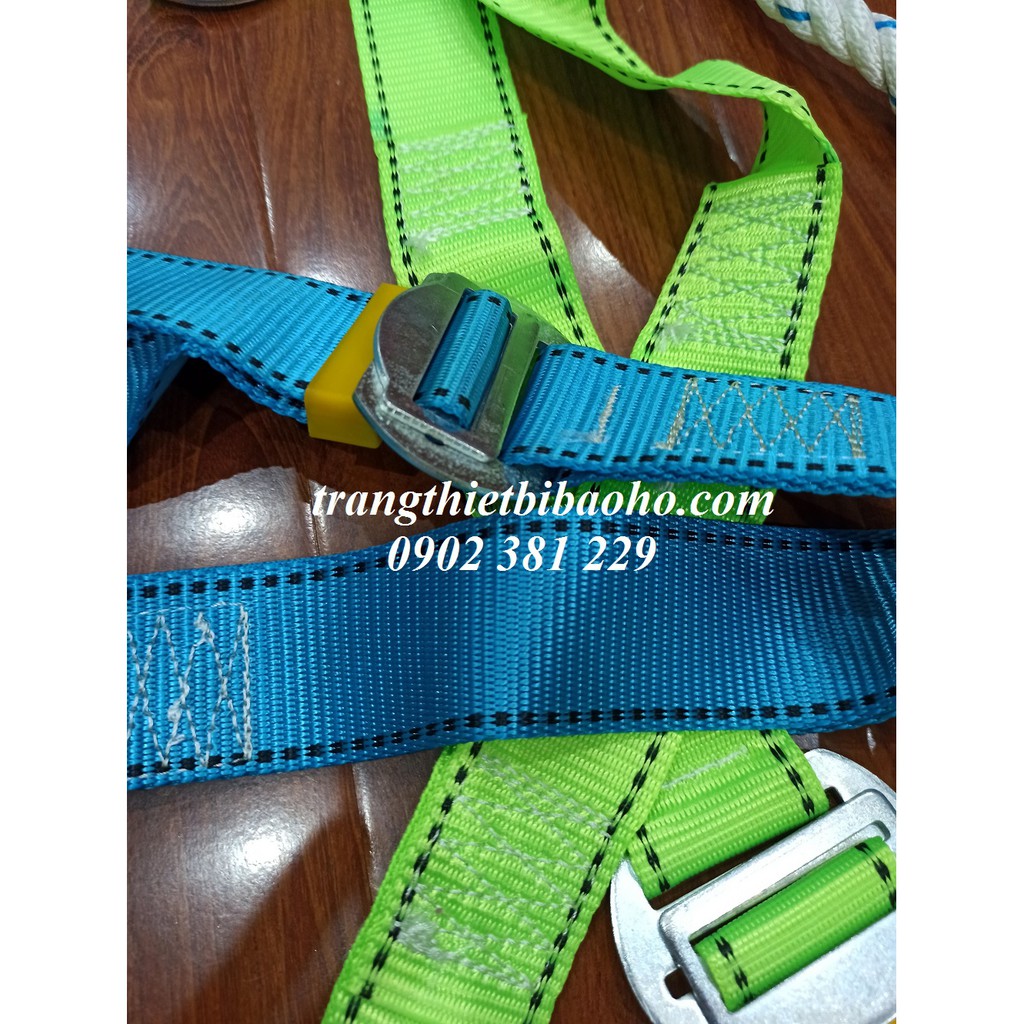 Dây an toàn toàn thân 1 móc thép lớn Polyester cao cấp