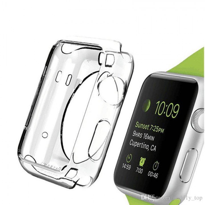 Ốp lưng Apple Watch dẻo Trong suốt Chống sốc