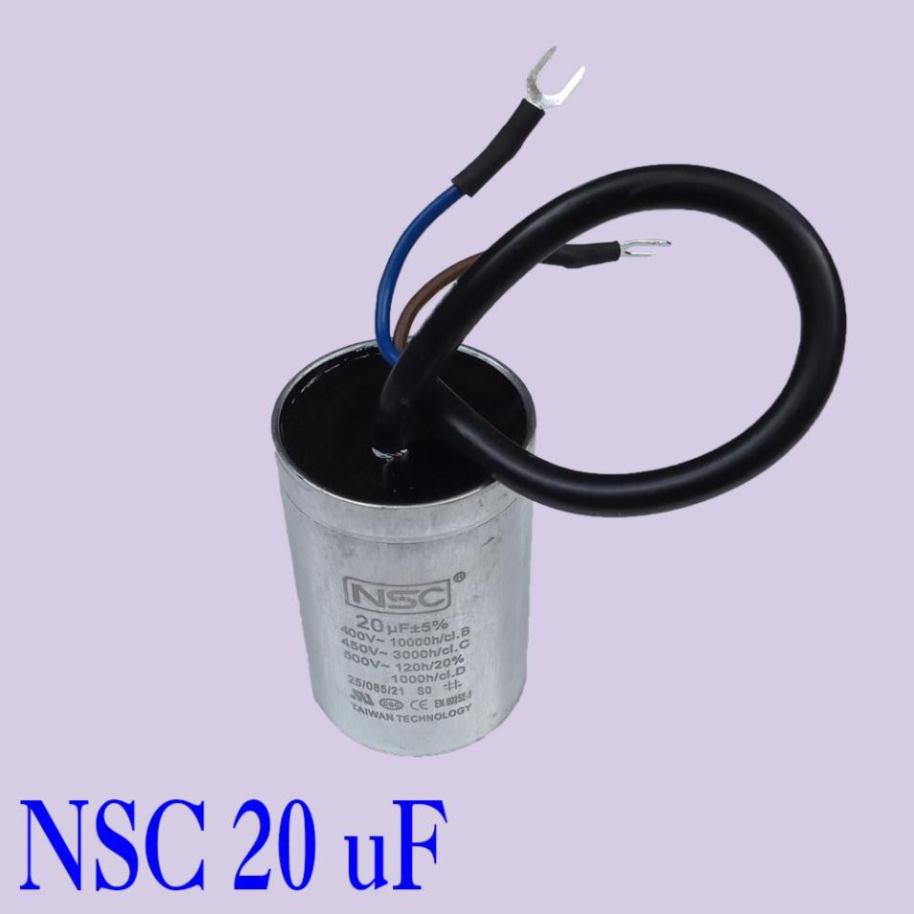 Tụ nhôm dây NSC 20uF