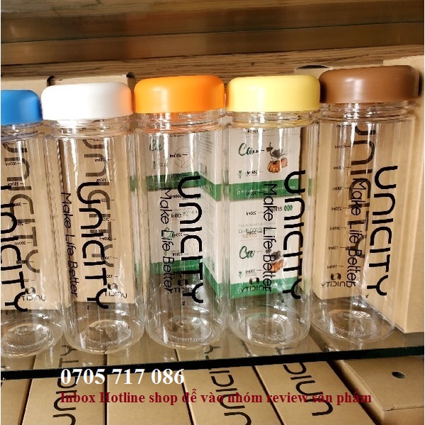 Bình lắc Unicity 500ml - Màu giao ngẫu nhiên