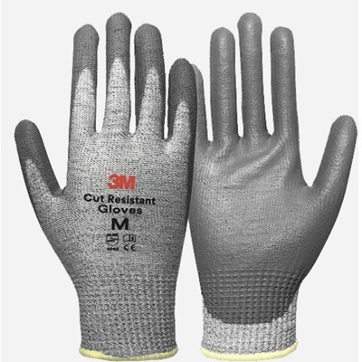 Găng Tay Chống Cắt, Găng tay bảo hộ 3M, cấp độ 5, size M, L, chất liệu HPPE chống thấm, chống trượt, thoáng