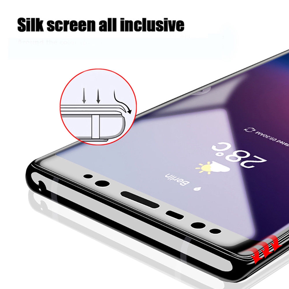 Kính Cường Lực Cong 3D Bảo Vệ Toàn Màn Hình Cho Samsung Galaxy Note 9