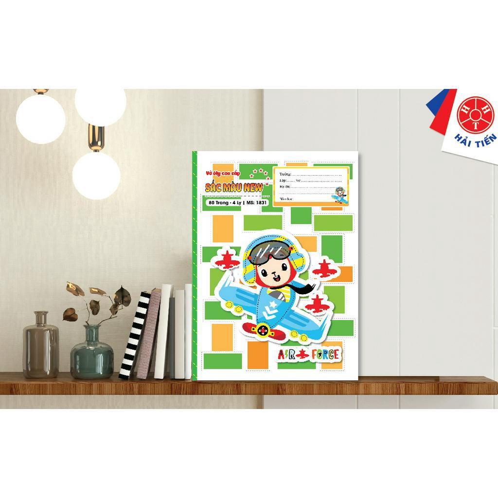 Lốc 10 Vở 4 ôly Hải Tiến 48 trang 1824 Sắc màu New 6 sao