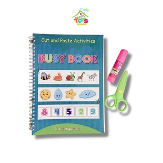 HỌC LIỆU - SÁCH CẮT DÁN BUSY BOOK ( TẶNG KÈM KÉO VÀ KEO DÁN )