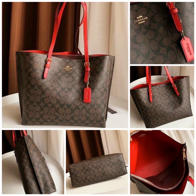 Túi C0ach Mollie Tote 34 da thật
