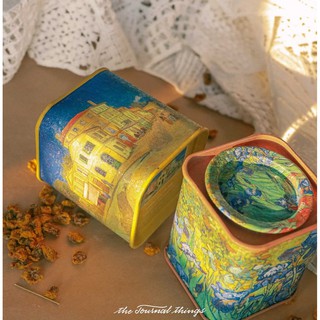 Van Gogh Tea Tin (Hộp Trà Thiếc Tranh Van Gogh)